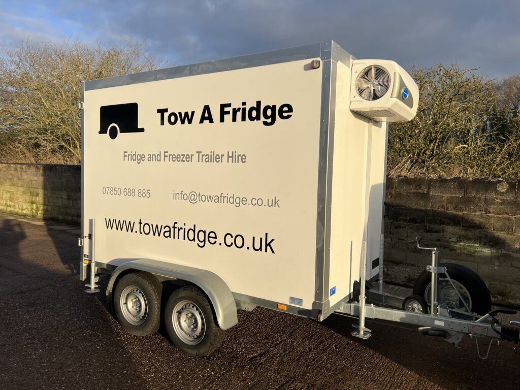 Tow A Fridge trailer for hire with cooling unit
